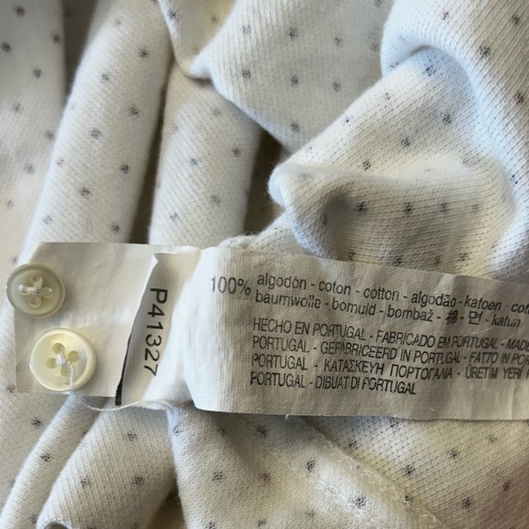 ZARA Man Cream Button Down Shirt in Swiss Dots Print - Picture 5 of 5